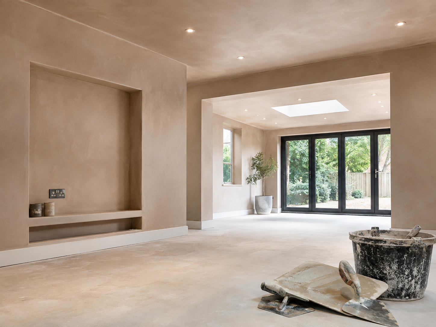 Plastering example work